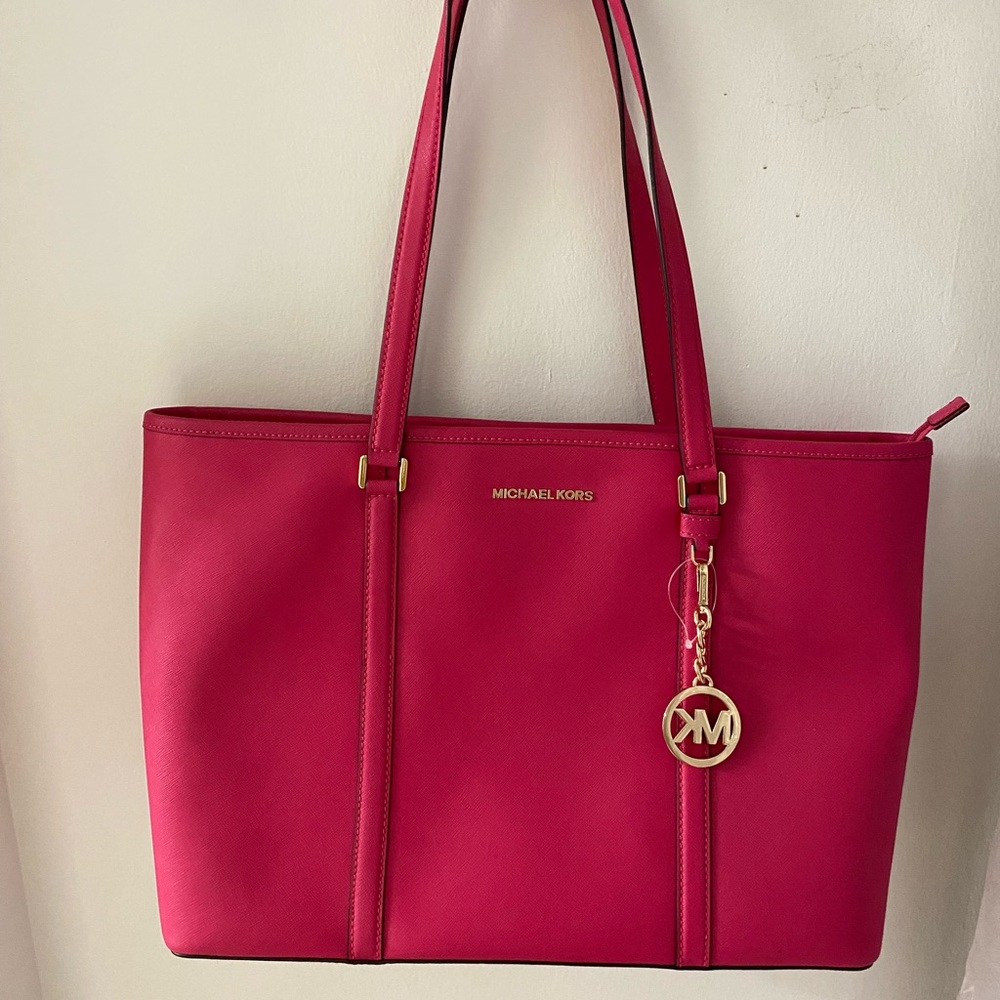 Michael kors large tote pink